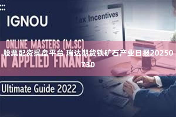 股票配资操盘平台 瑞达期货铁矿石产业日报20250730